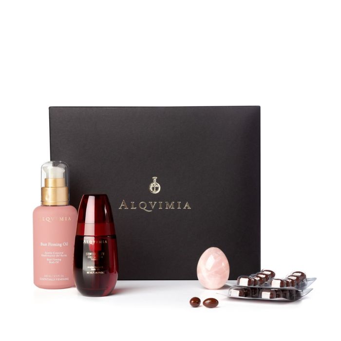 Cofre Empoderamiento Femenino de Alqvimia, set de productos naturales para mujeres