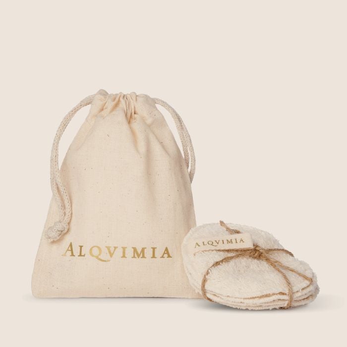 Alqvimia Discos Desmaquillantes Reutilizables de Algodón Orgánico