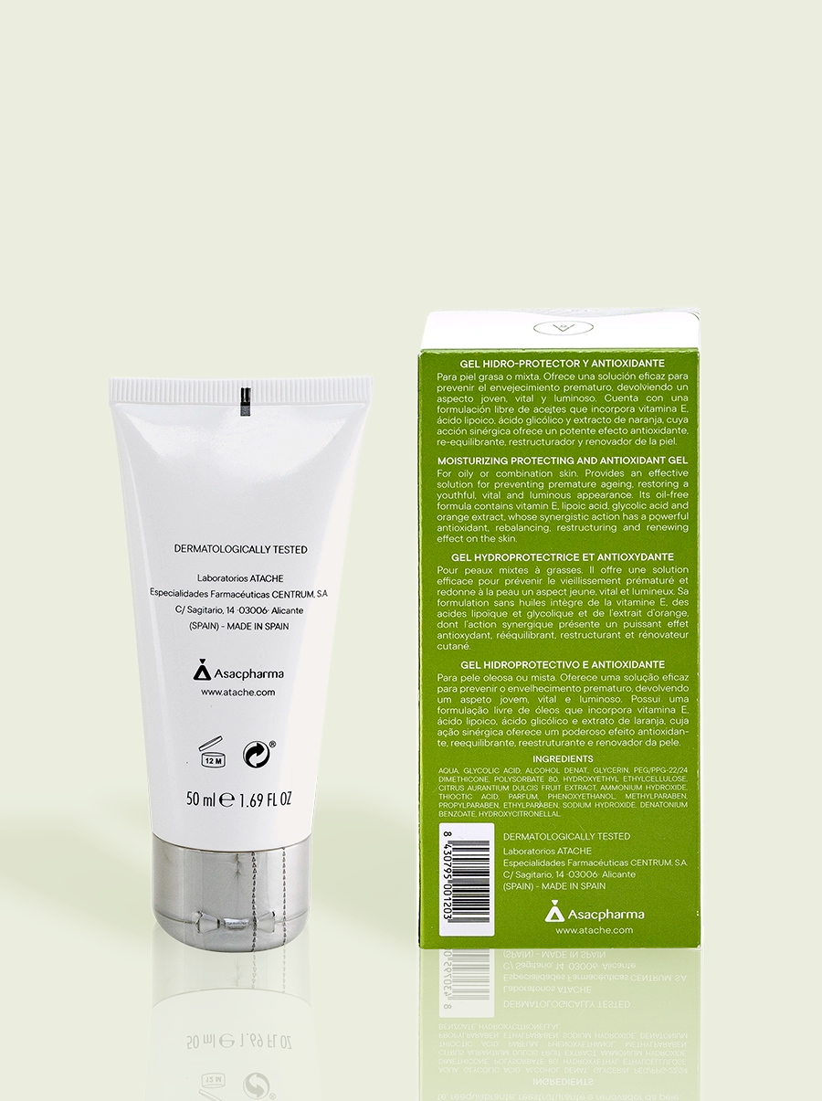 Atache CVITAL Gel Facial Hidratante y Antioxidante