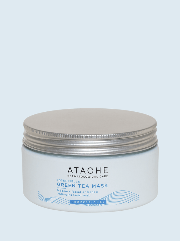 Mascarilla de té verde para el cuidado de la piel