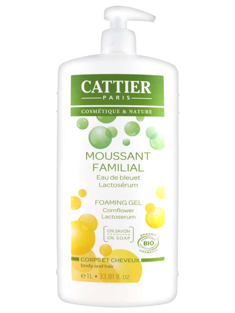 Cattier Gel de Baño y Champu Espumoso Familiar 1lt