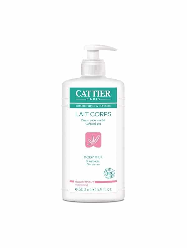 Cattier Leche Corporal Nutritiva con Manteca de Karite y Geranio 500ml