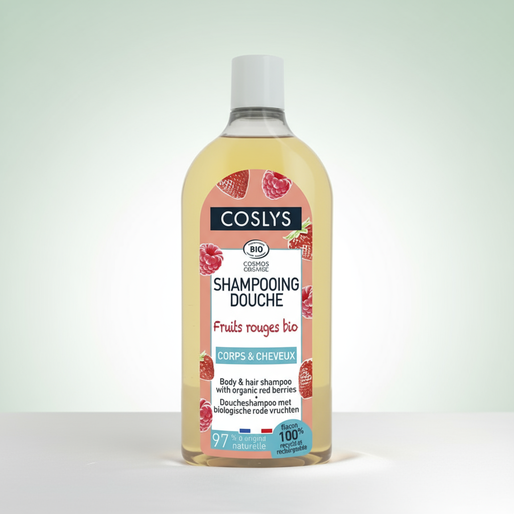 Coslys Champú y Gel de Ducha Frutas Rojos 750ml