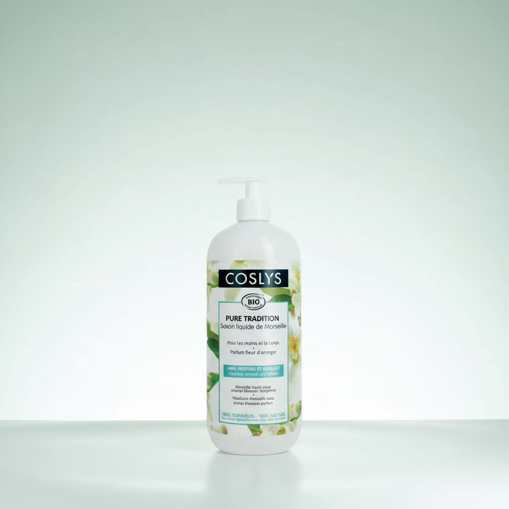 Coslys Jabón de Marsella al Aroma de Flor de Naranjo 1 litro