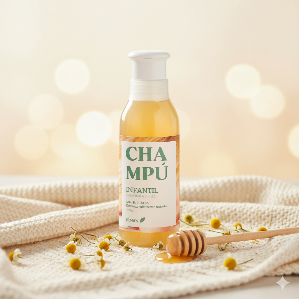 Ebers Champu Infantil Camomila y Miel 250ml