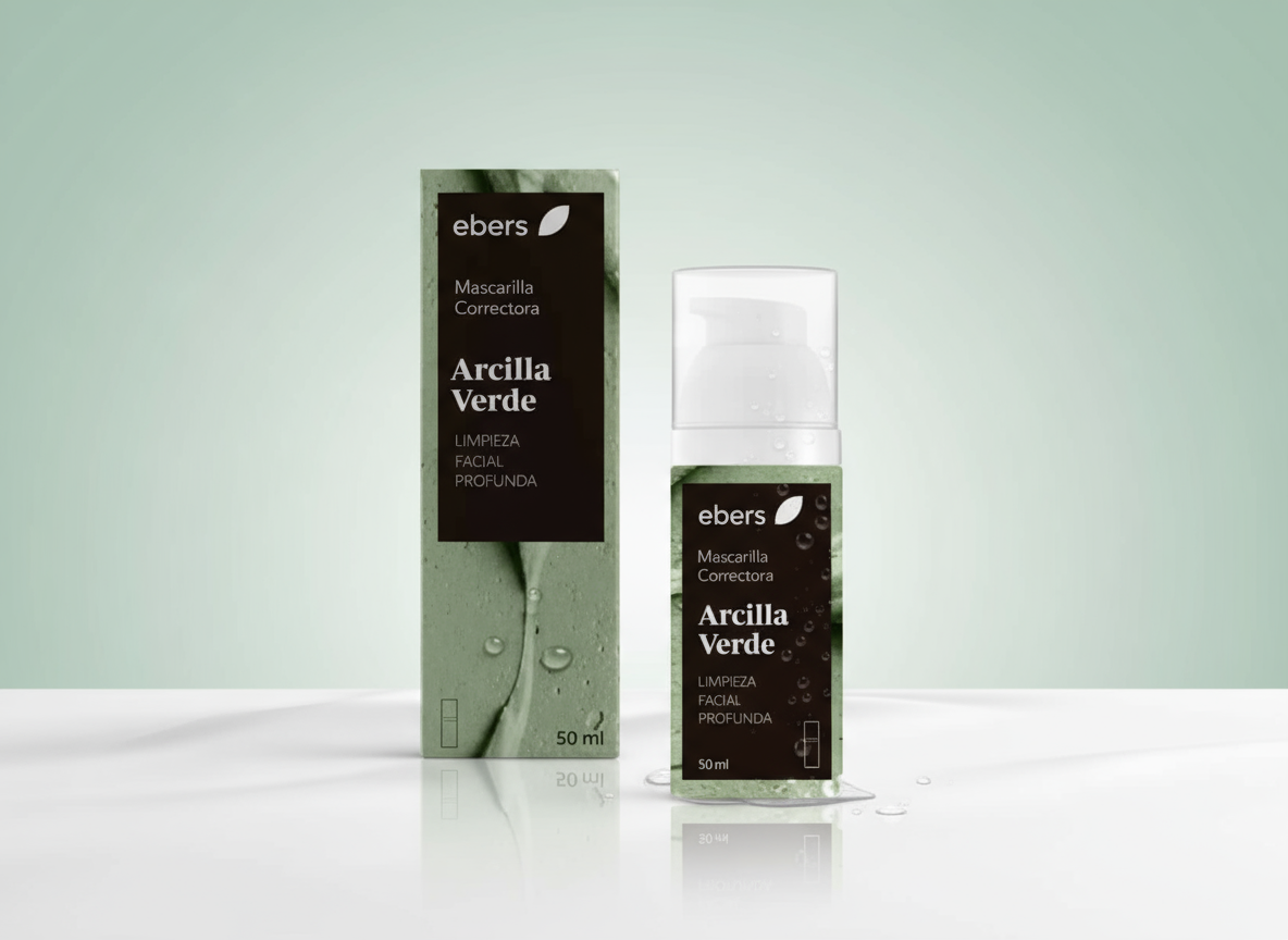 Ebers Mascarilla Correctora con Arcilla Verde 50 ml