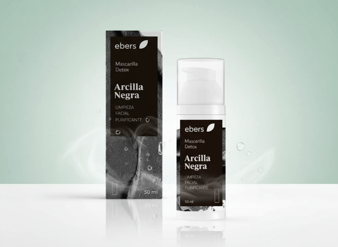 Ebers Mascarilla Detox con Arcilla Negra 50 ml