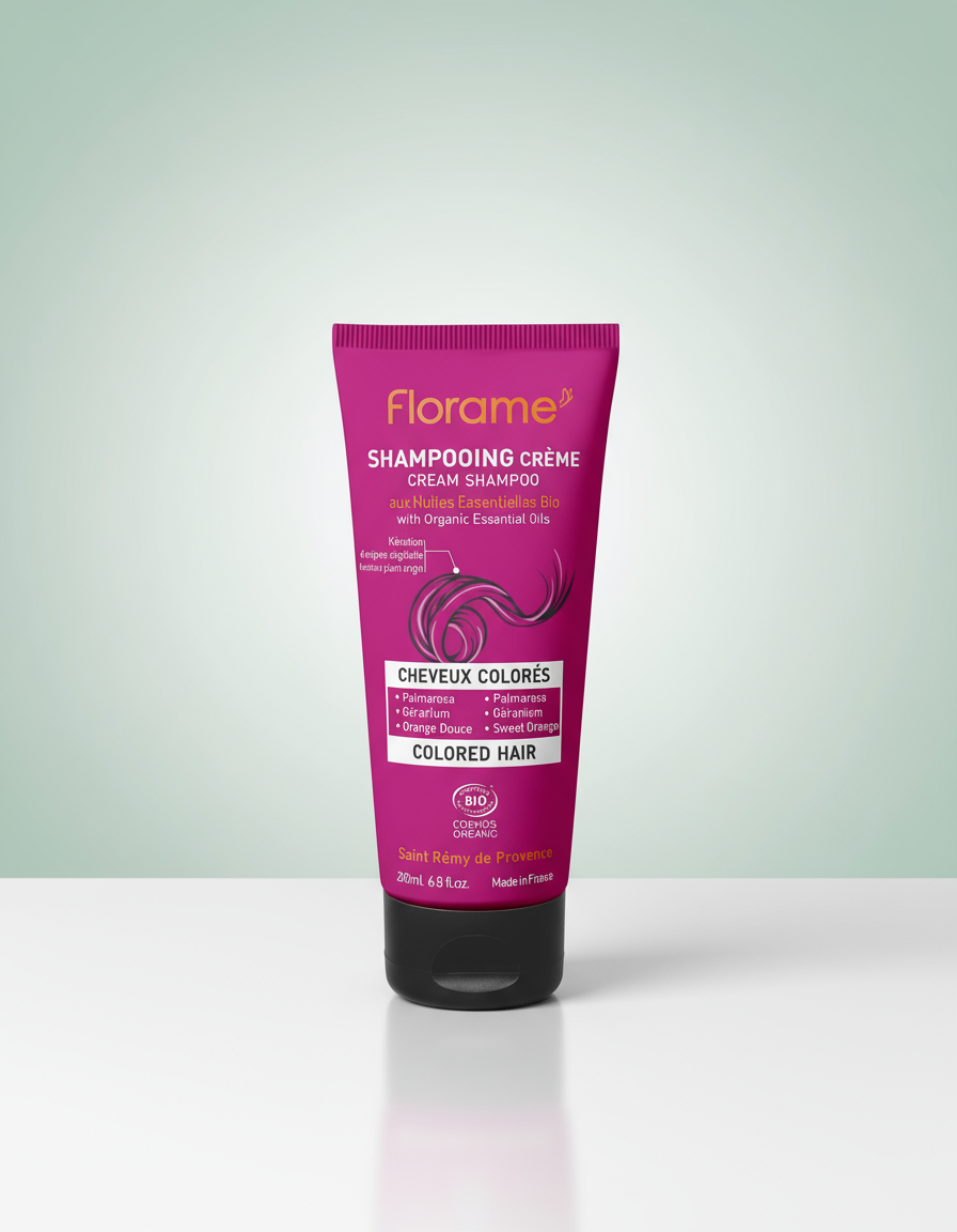 Florame Champú en Crema para Cabello Teñido sin Sulfatos 200ml