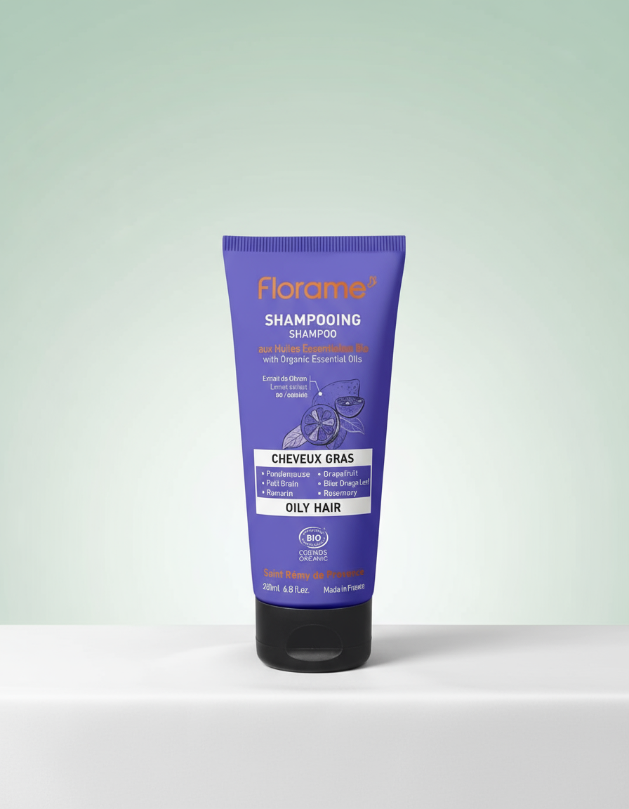 Florame Champú para Cabello Graso Sin Sulfatos 200ml