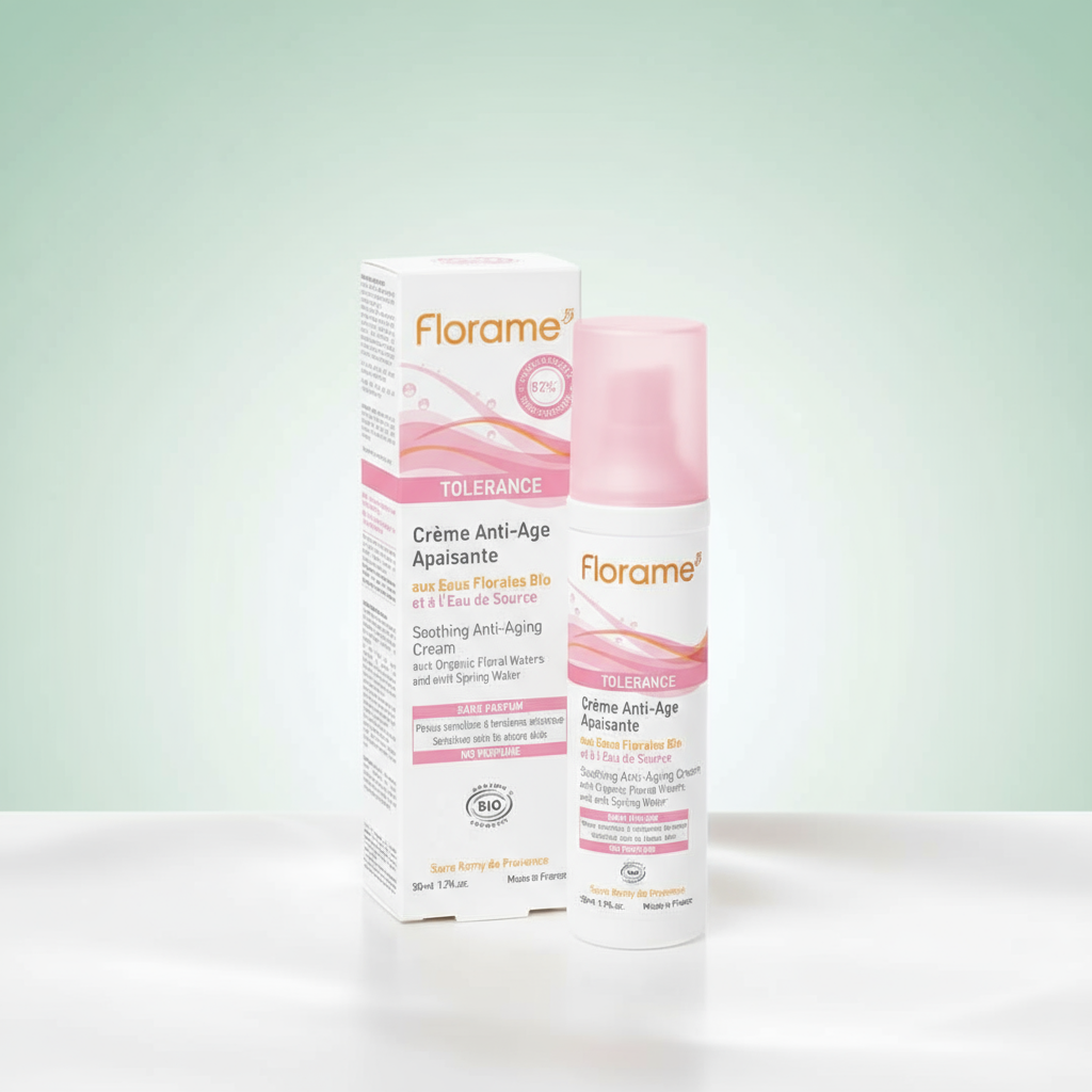 Florame Crema facial Anti-Edad Calmante Tolerance 50ml