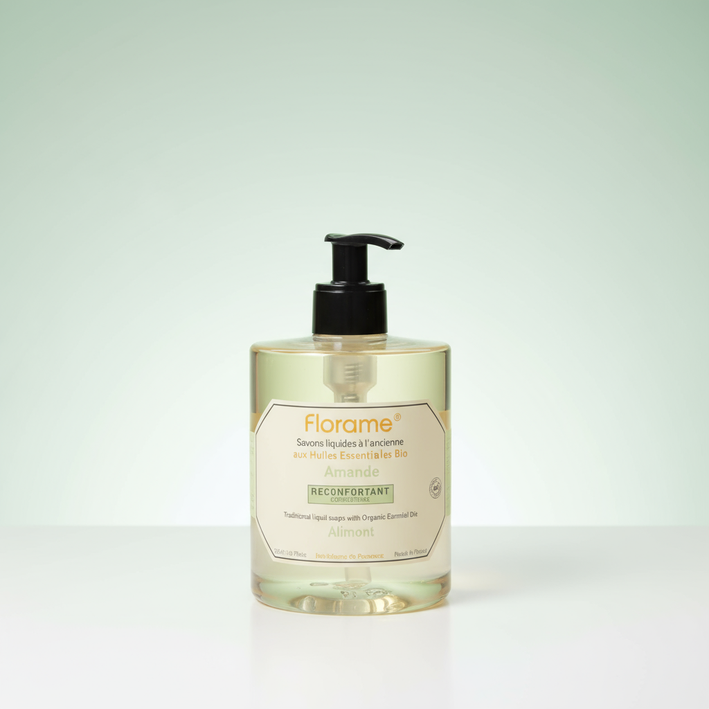 Florame Jabón de Manos Líquido Nutritivo de Almendras 500ml