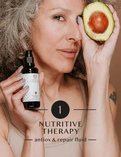 Herbera Nutritive Therapy (Fluido Facial de Argán y Aguacate) para Piel Seca 50ml