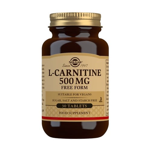 l carnitina comprimido Solgar L-Carnitine 500 mg L-Carnitine Effervescent Lemon-Lime 500mg 20