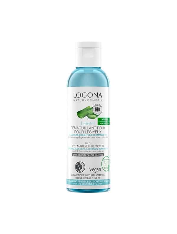 Logona Aceite Desmaquillante de Ojos Suave con Aloe Vera y Almendras Bio 125ml