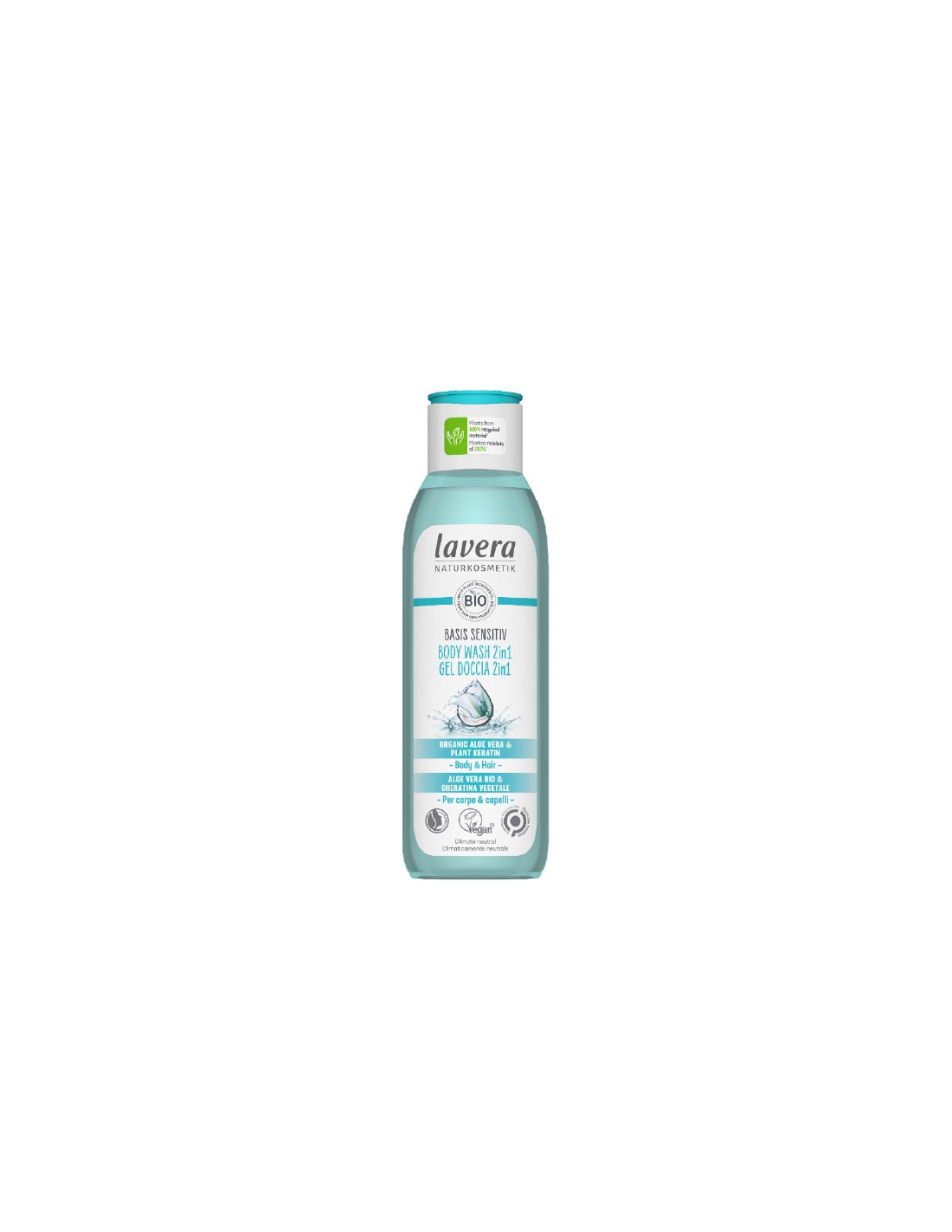 Lavera Gel Ducha & Champú 2en1 Basis Sensitiv 250ml
