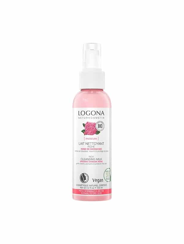 Logona Leche Desmaquillante Facial Nutritiva Rosa Damascena 125ml
