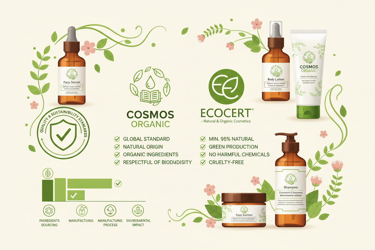 Certificaciones en cosmética natural: COSMOS, Ecocert… ¿qué significan?