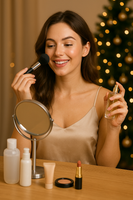 Rutina Flash de Belleza: Prepárate en 15 Minutos para las Fiestas Navideñas