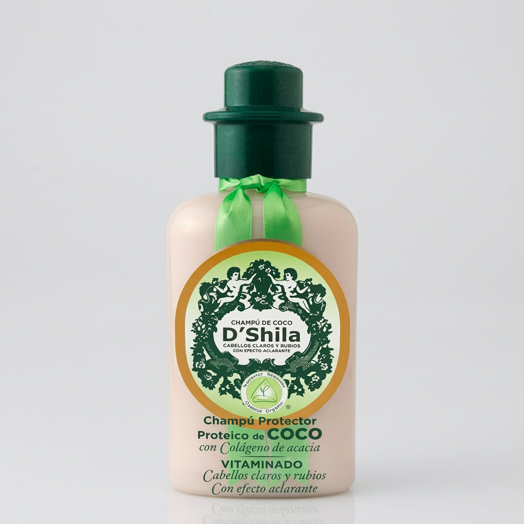 D'Shila Champú de Coco para Cabello Rubio 300ml - DSHILA - cosmética