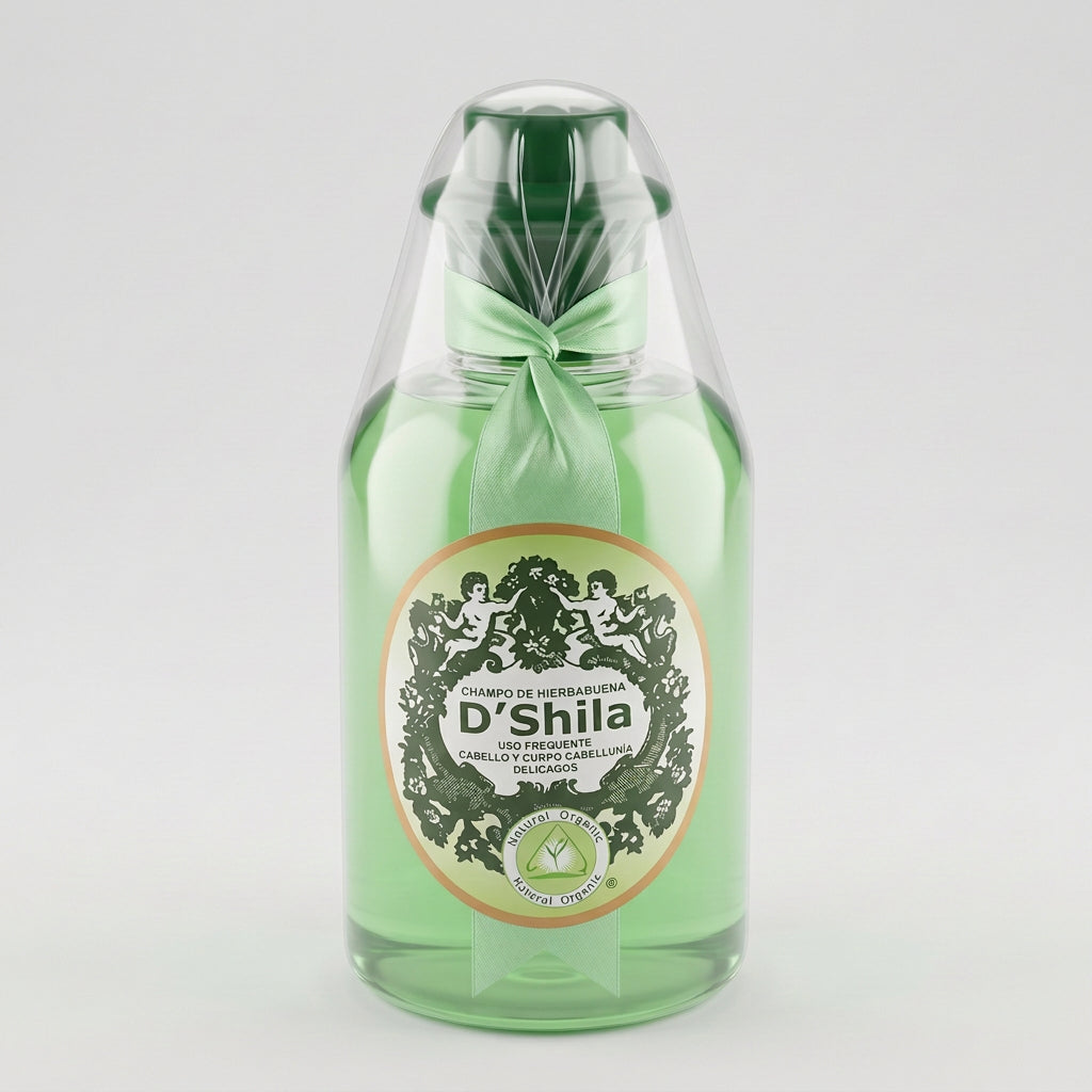 D'Shila Champú de Hierbabuena para Uso Frecuente 300ml - DSHILA - cosmética