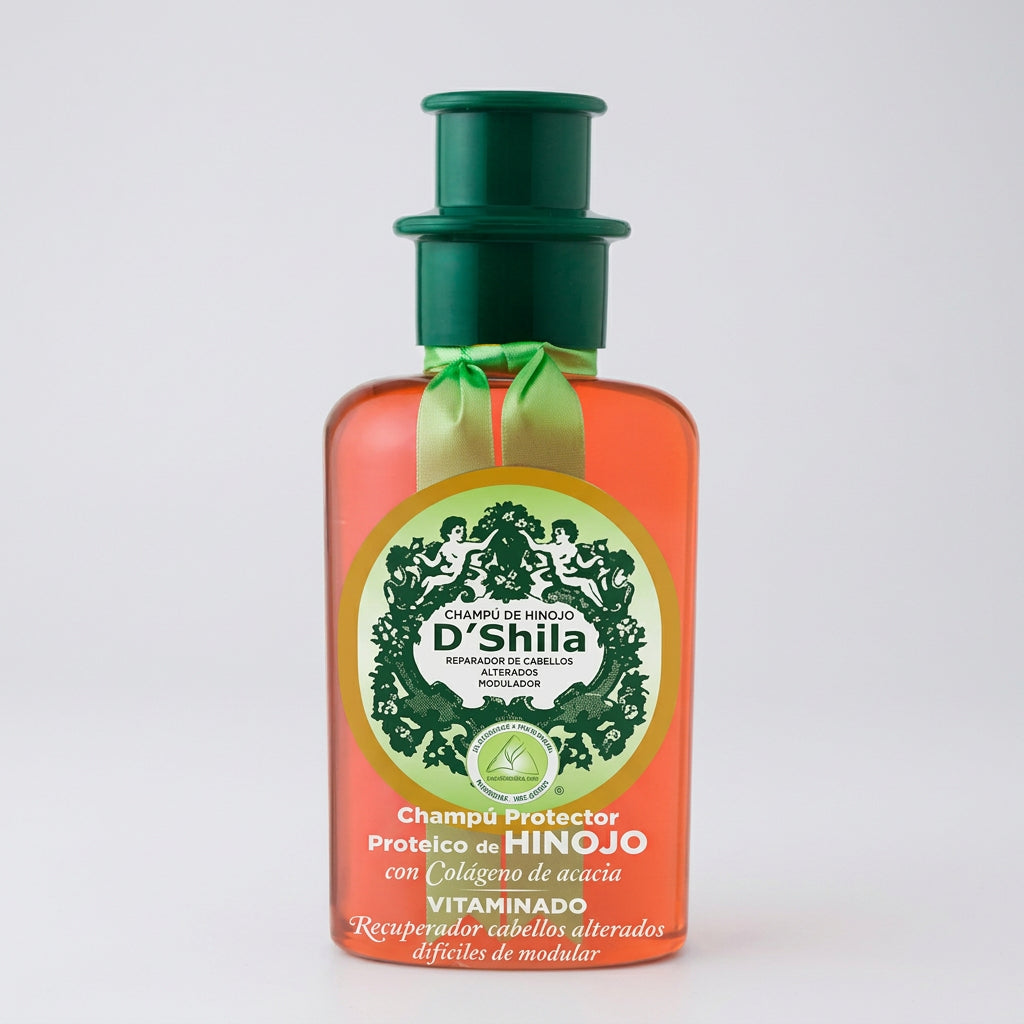 D'Shila Champú de Hinojo para Cabello Rebelde 300ml - DSHILA - cosmética