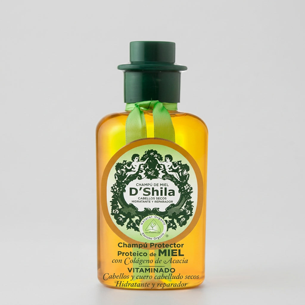 D'Shila Champú de Miel para Cabello Seco 300ml - DSHILA - cosmética