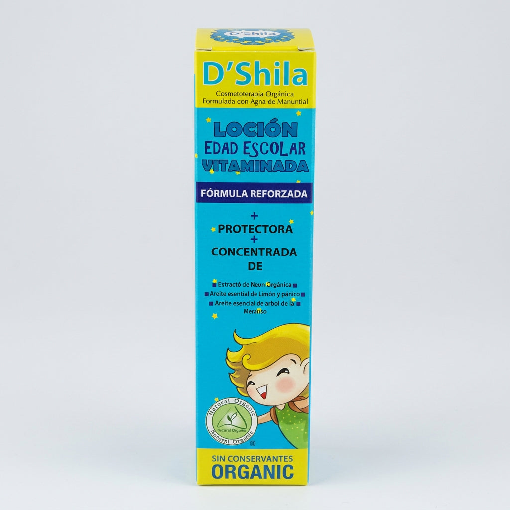 D'Shila Loción Vitaminada Edad Escolar 250ml - DSHILA - cosmética