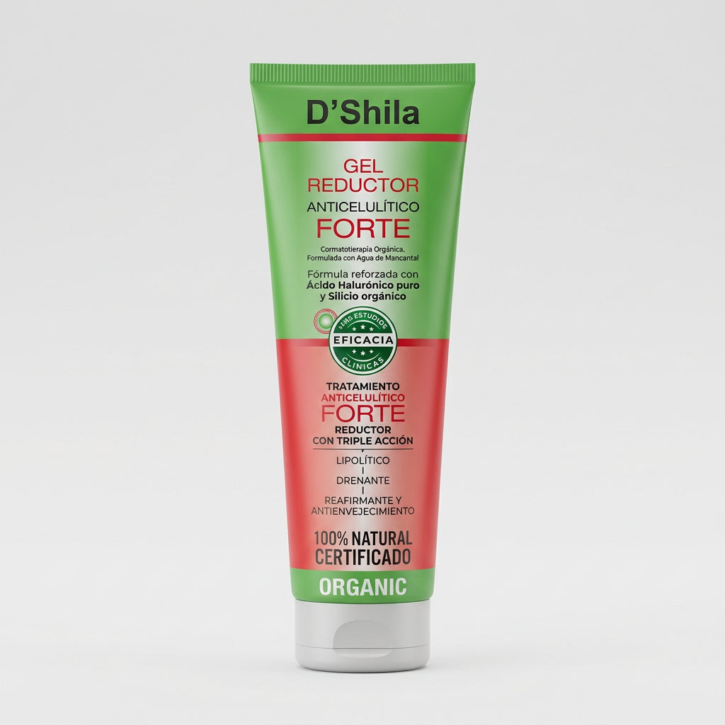 D'Shila Gel Corporal Celulitis 200ml - DSHILA - cosmética