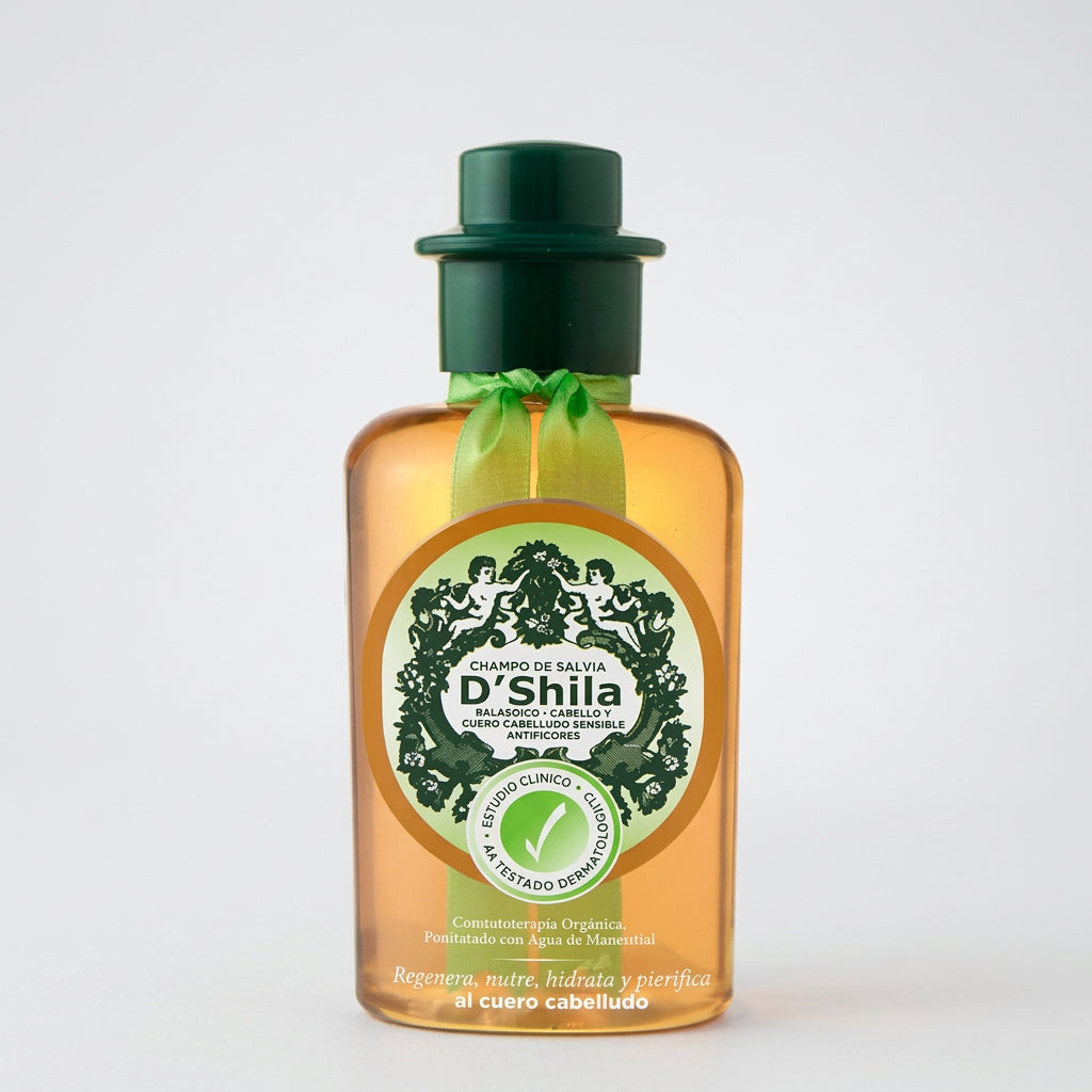 D'Shila Champú de Salvia para Cuero Cabelludo Sensible 300ml - DSHILA - cosmética
