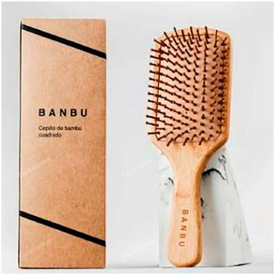 Banbu Cepillo de Pelo de Bambú Cuadrado - BANBU - cosmética natural