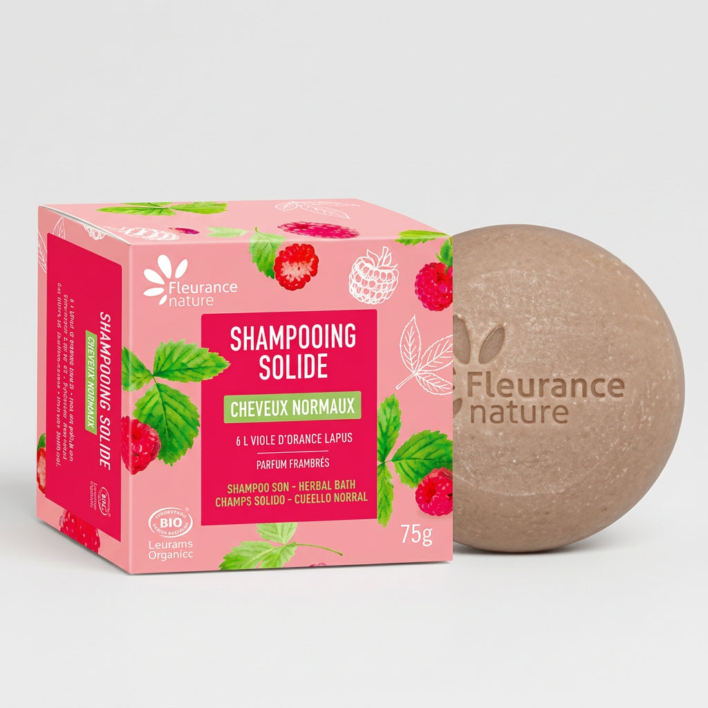 Fleurance Nature Champú Sólido para Cabello Normal 75g - FLEURANCE NATURE - cosmética natural