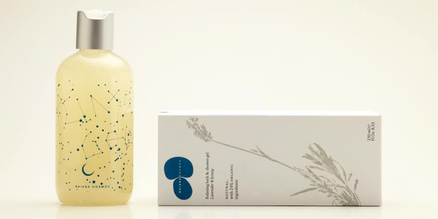 Fragancies del Montseny Gel de baño y ducha relajante con Aloe, lavanda y miel 250ml