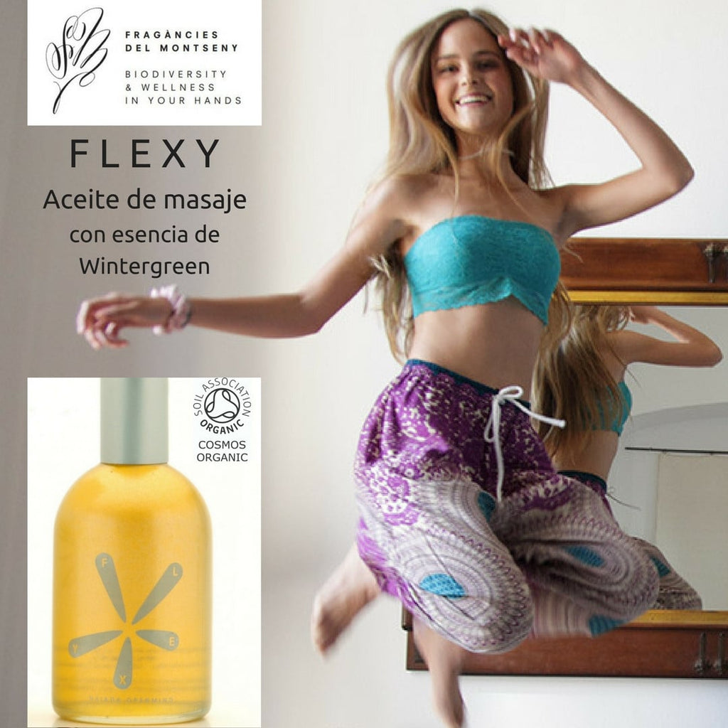 Fragancies del Montseny Flexy - Aceite de masaje aromaterapéutico 100ml