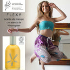Fragancies del Montseny Flexy - Aceite de masaje aromaterapéutico 100ml