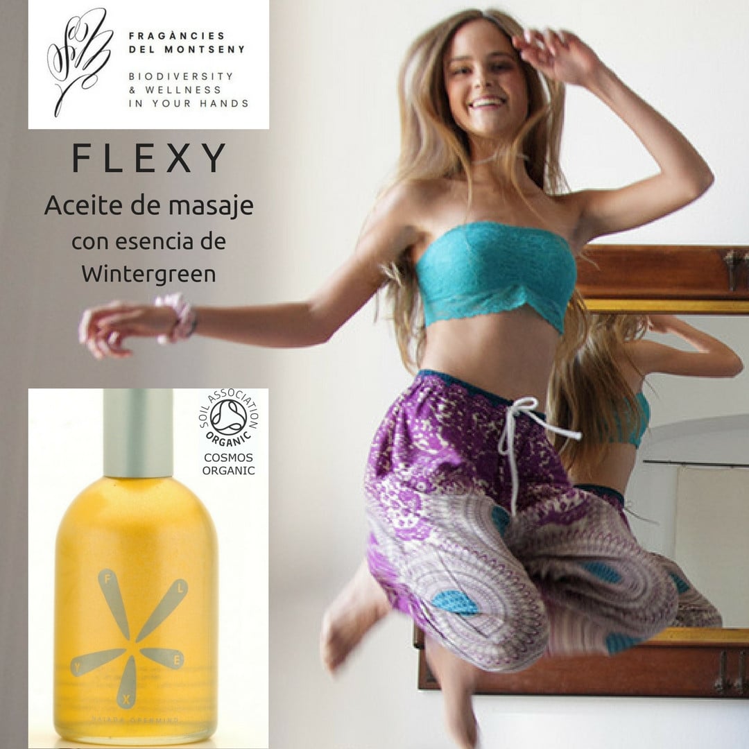 Fragancies del Montseny Flexy - Aceite de masaje aromaterapéutico 100ml