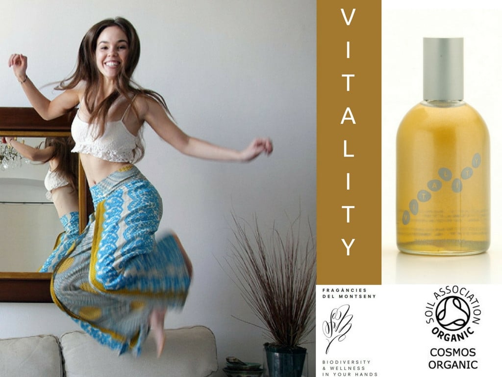 Fragancies del Montseny Vitality - Aceite de masaje aromaterapéutico 100ml