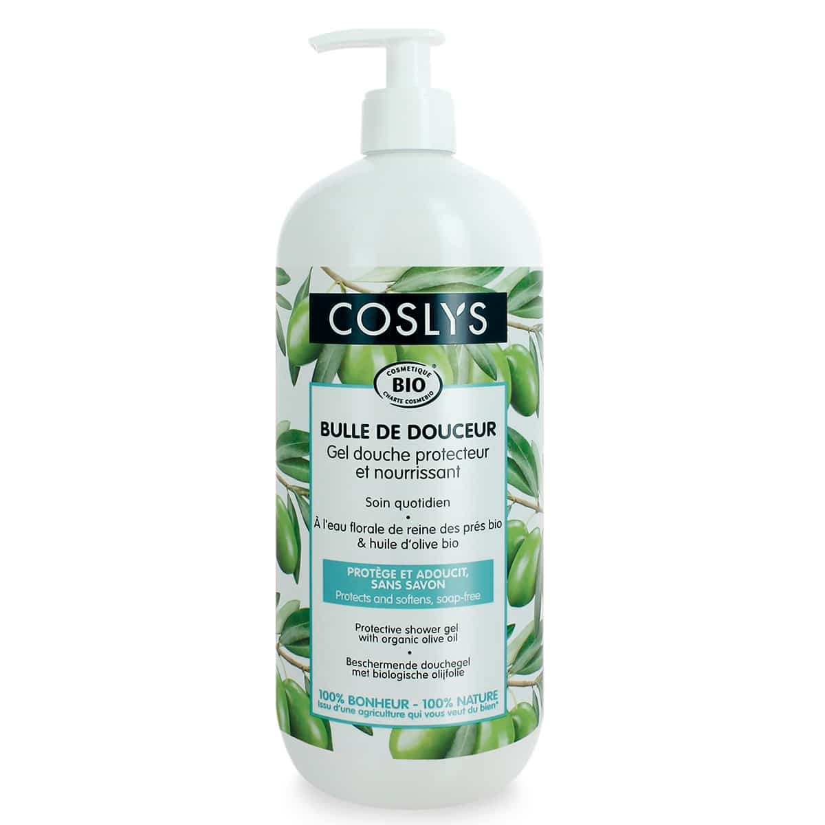 Coslys Gel de Ducha Protector con Aceite de Oliva 1 Litro