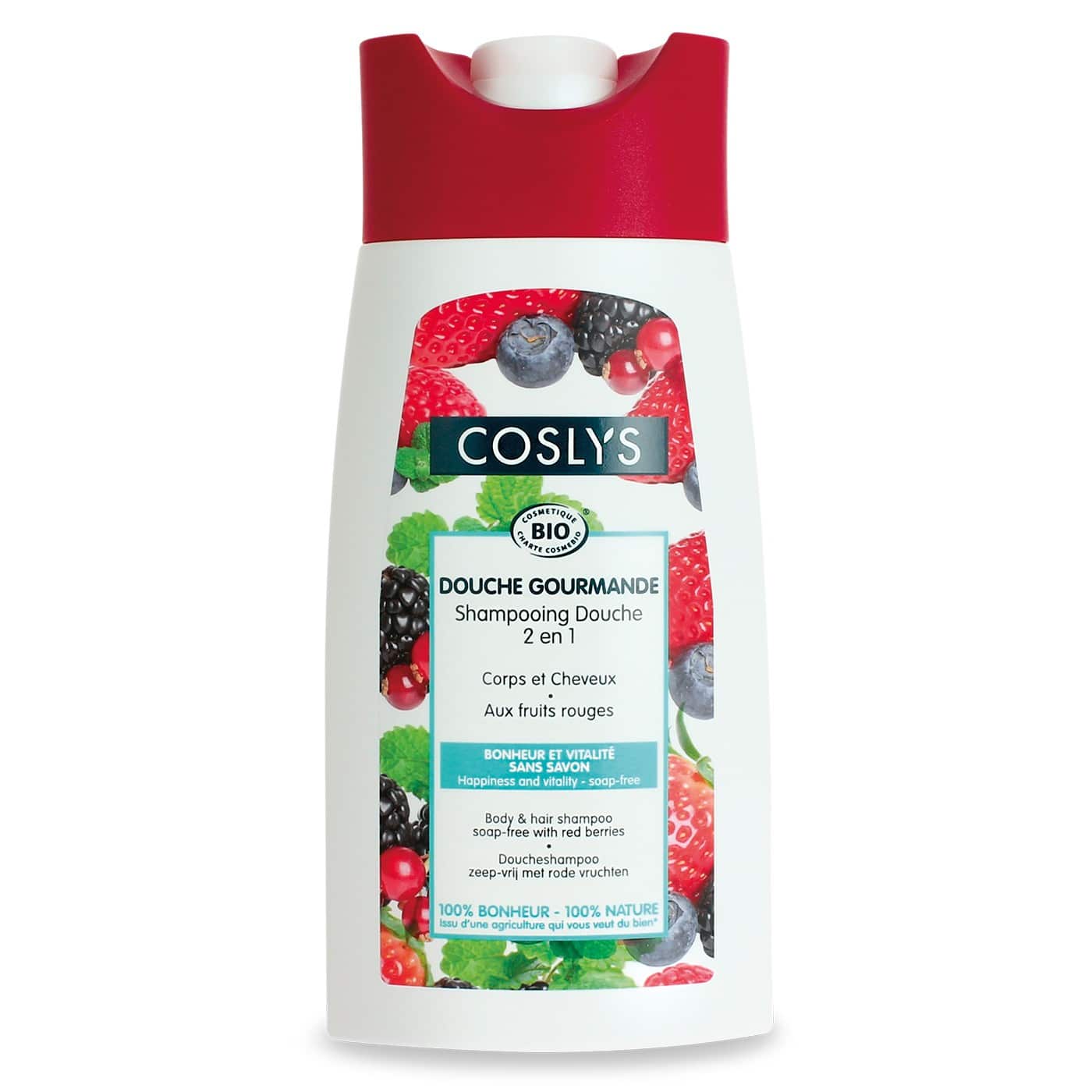 Coslys Champú y Gel de Ducha con Frutas del Bosque 250ml