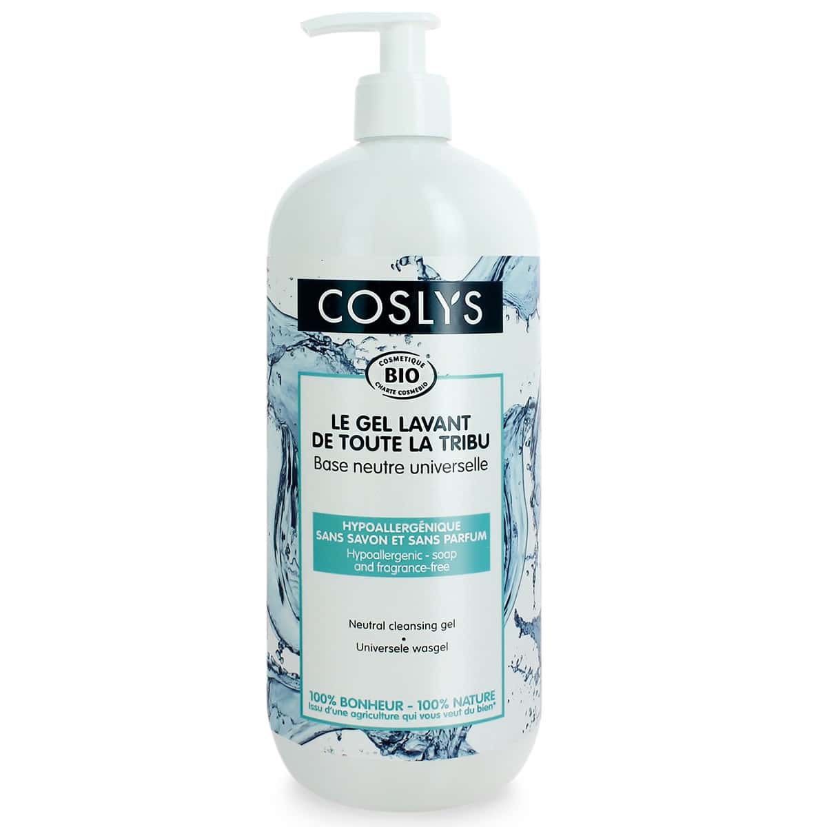 Coslys Gel Limpiador Universal para Cara, Cuerpo y Manos 1 Litro