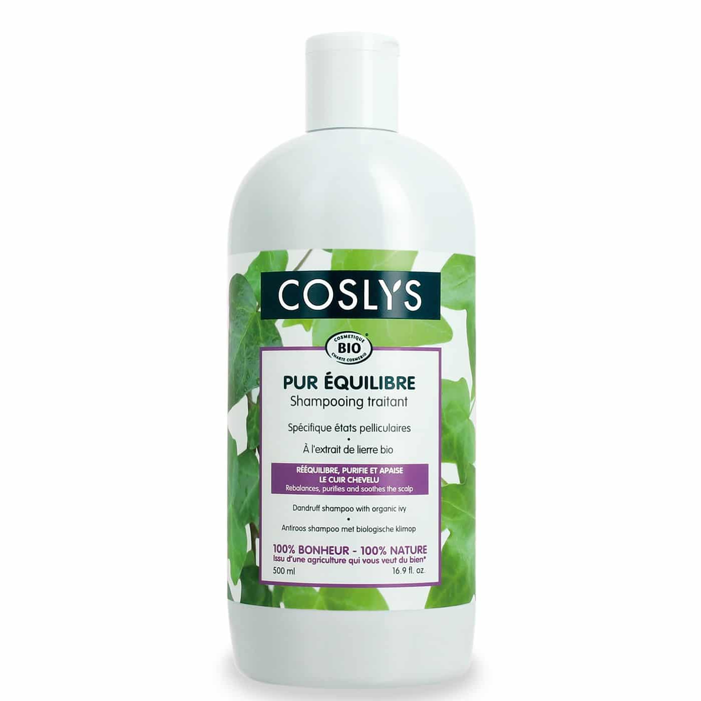 Coslys Champú Anticaspa y Descamación con Hiedra 500ml
