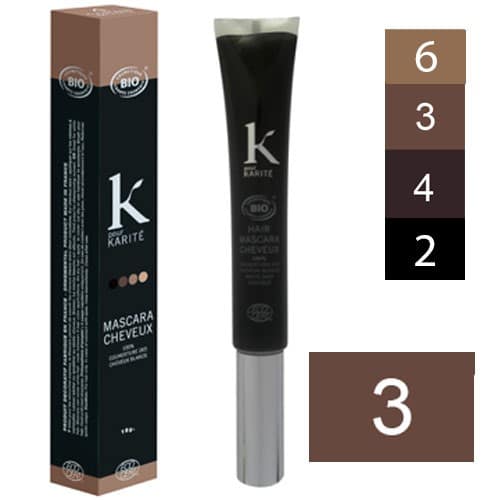 K Pour Karité Cubre Canas Máscara Capilar nº3 Castaño Oscuro. 15gr