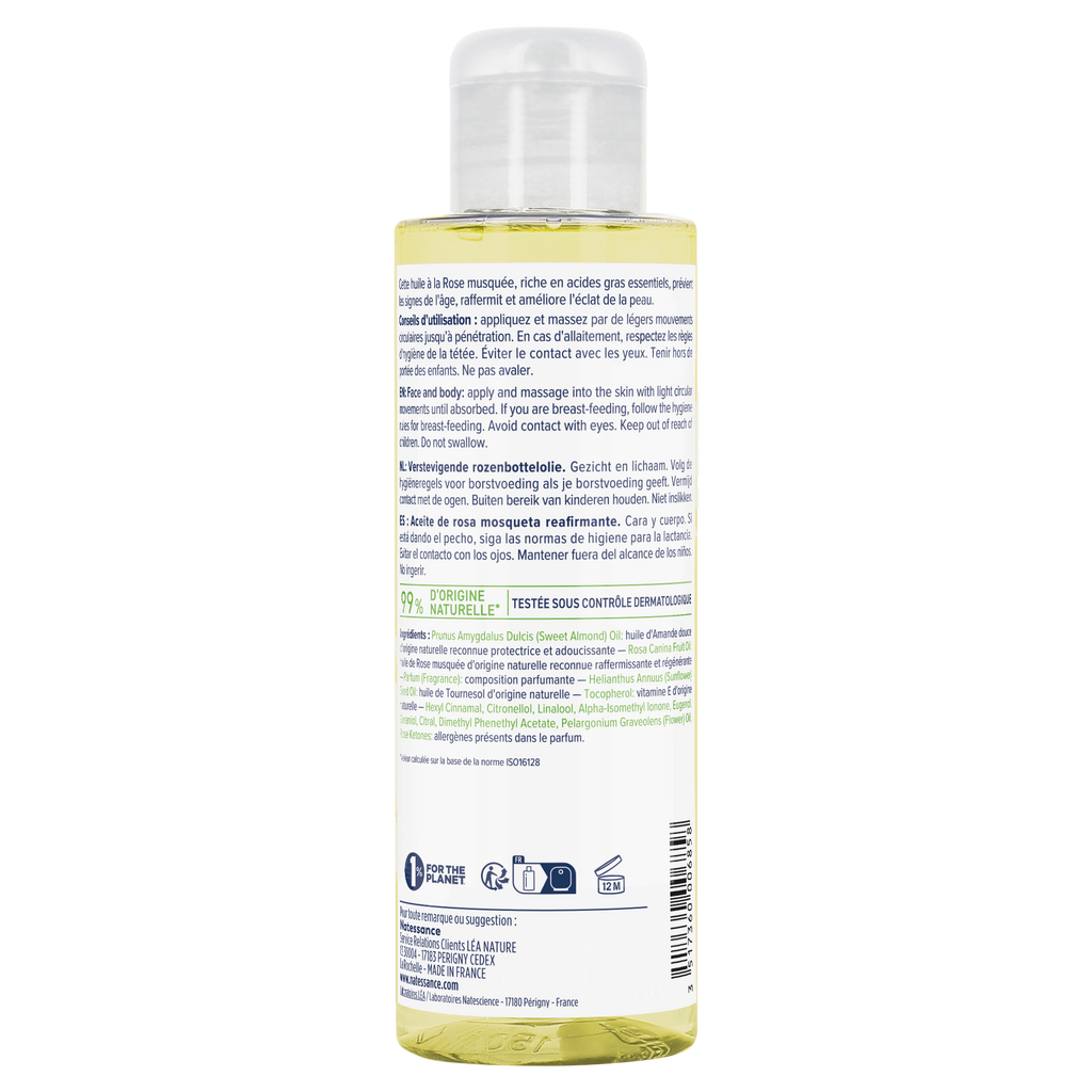 Natessance Aceite de Rosa Mosqueta 100ml - NATESSANCE - cosmética