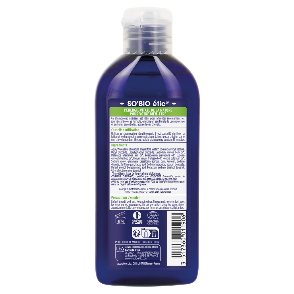 SO'BiO étic Champú de Lavanda para Niños en Edad Escolar 200ml - SO'BIO ETIC - cosmética natural