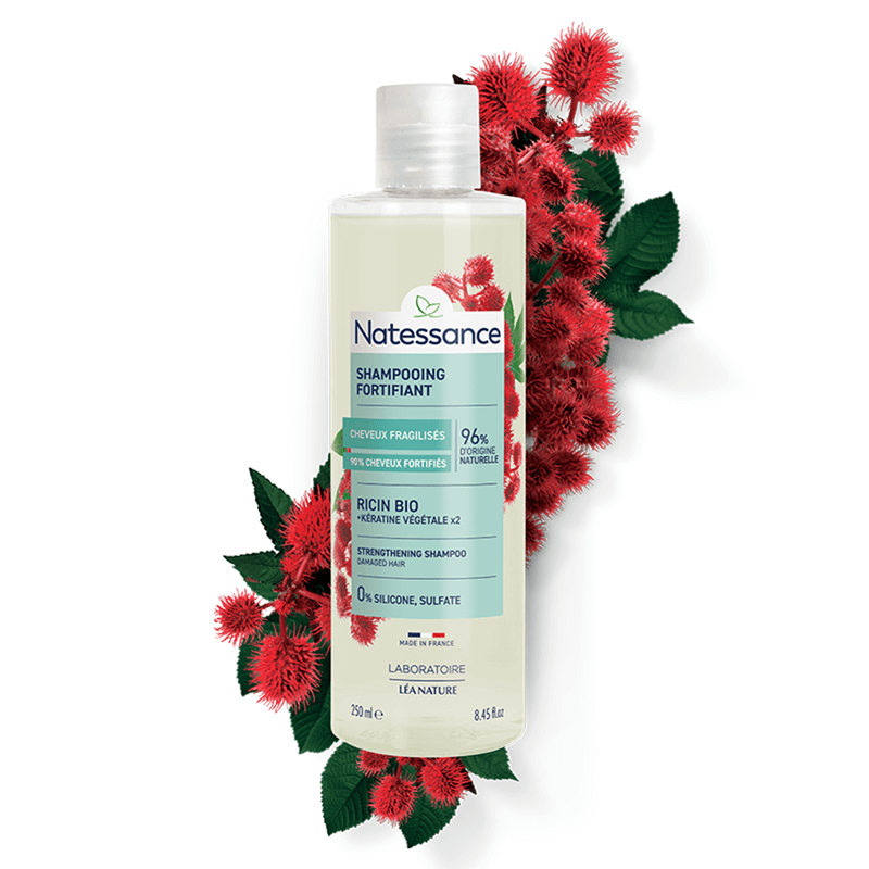 Natessance Champú de Ricino Fortificante 250ml - NATESSANCE - cosmética