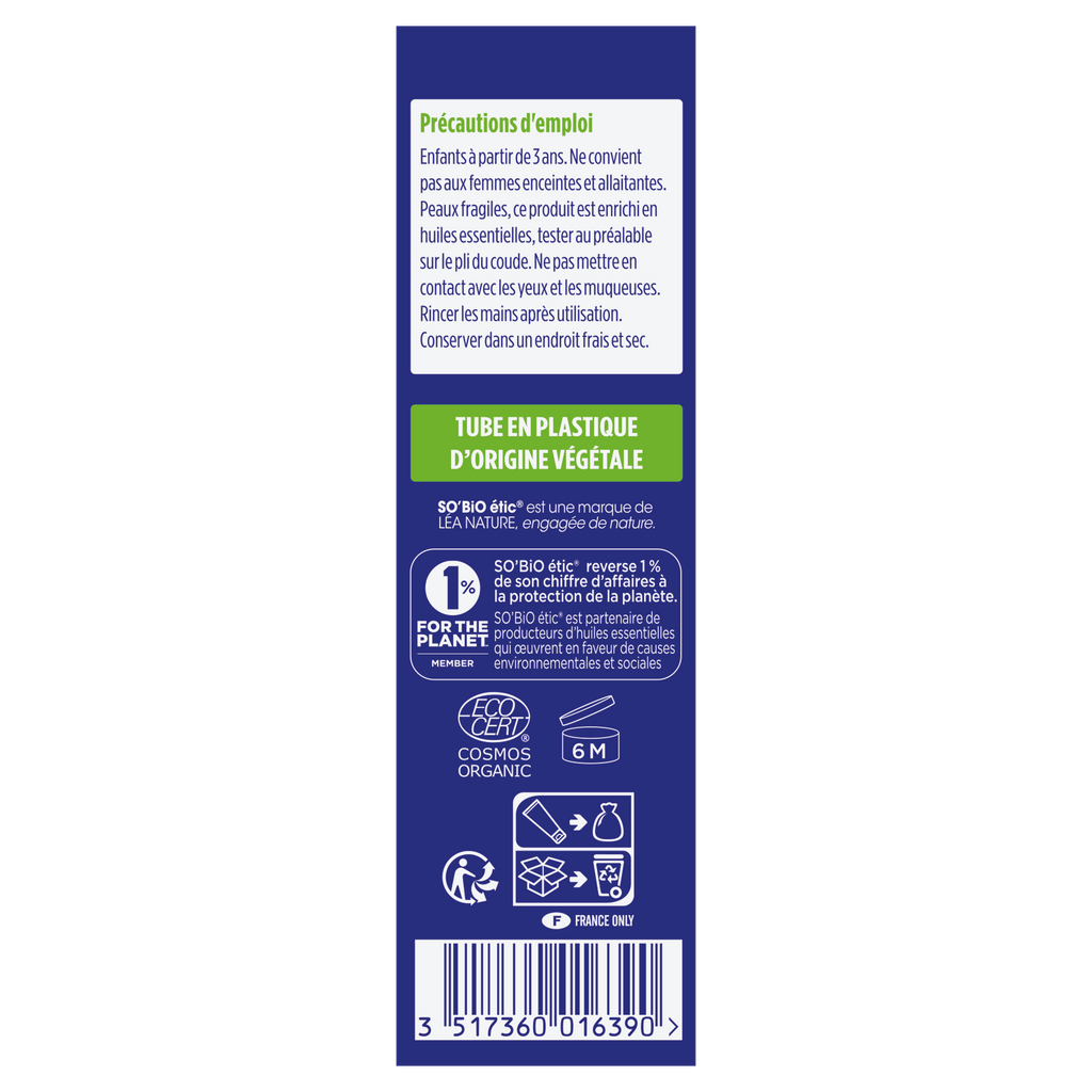 SO'BiO étic Gel Refrescante Post-Picaduras de Aloe Vera 40ml - SO'BIO ETIC - cosmética natural