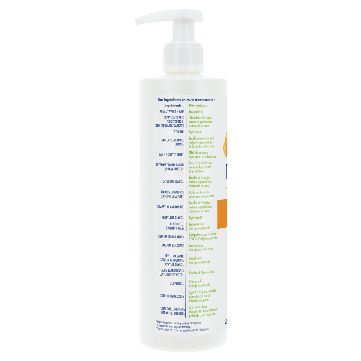 Natessance Leche Corporal Reconfortante de Miel 400ml - NATESSANCE - cosmética