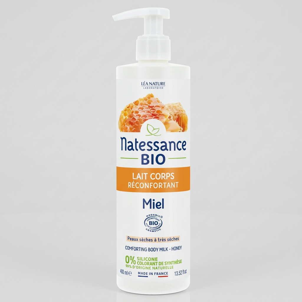 Natessance Leche Corporal Reconfortante de Miel 400ml - NATESSANCE - cosmética