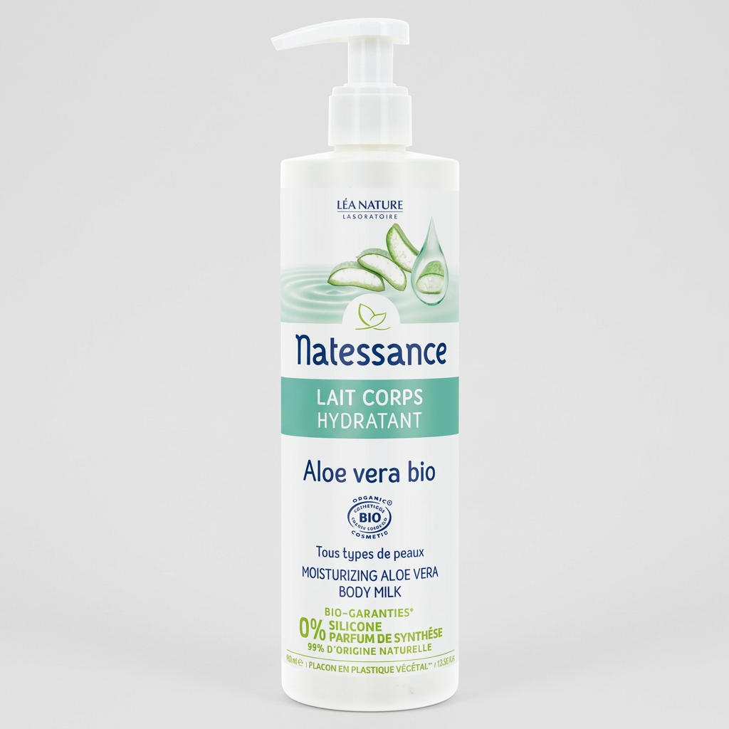 Natessance Leche Corporal Hidratante de Aloe Vera 400ml - NATESSANCE - cosmética