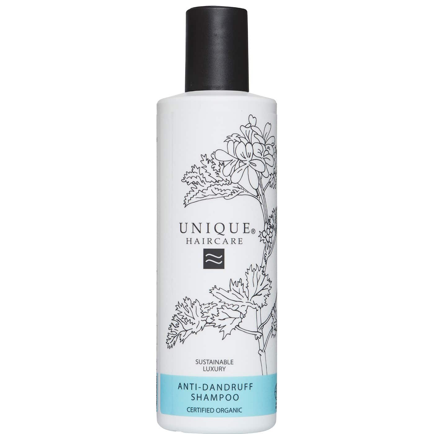 Unique Champú Anti-Caspa Certificado Orgánico para Cabello con Caspa y Descamación. 250ml