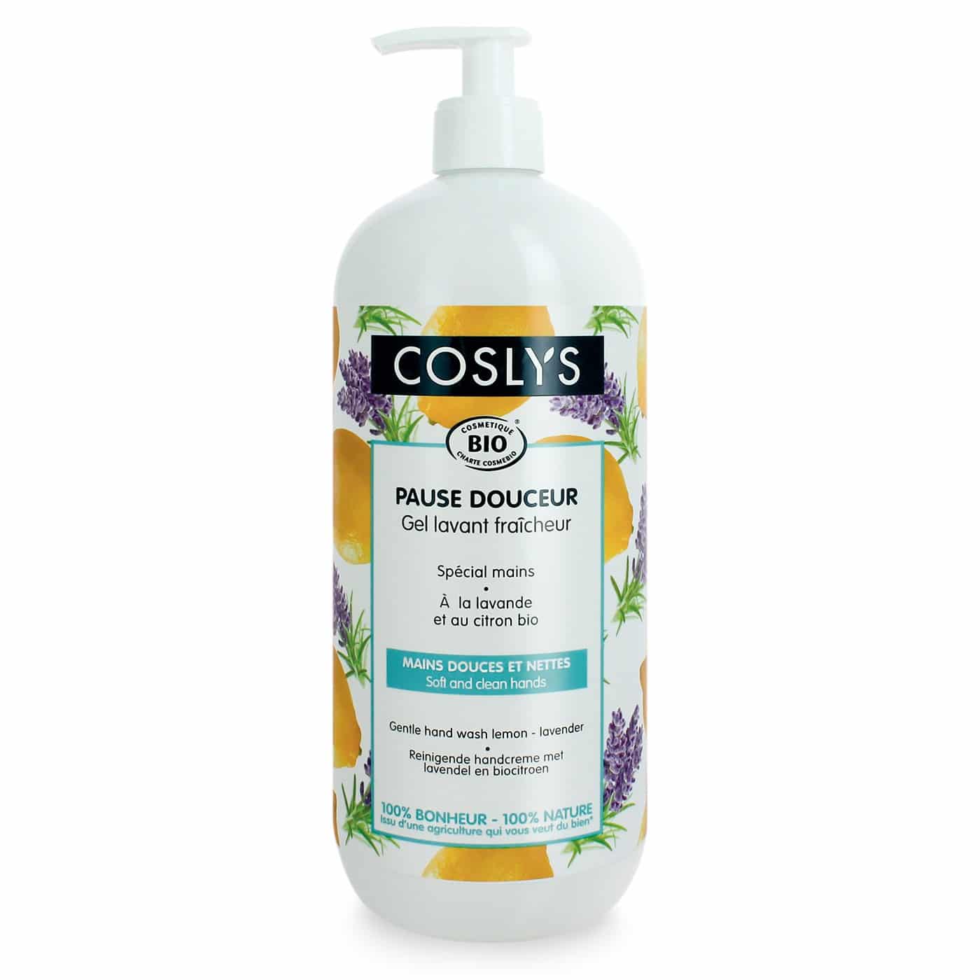 Coslys Jabón de Manos en Crema con Lavanda y Limón 1 Litro